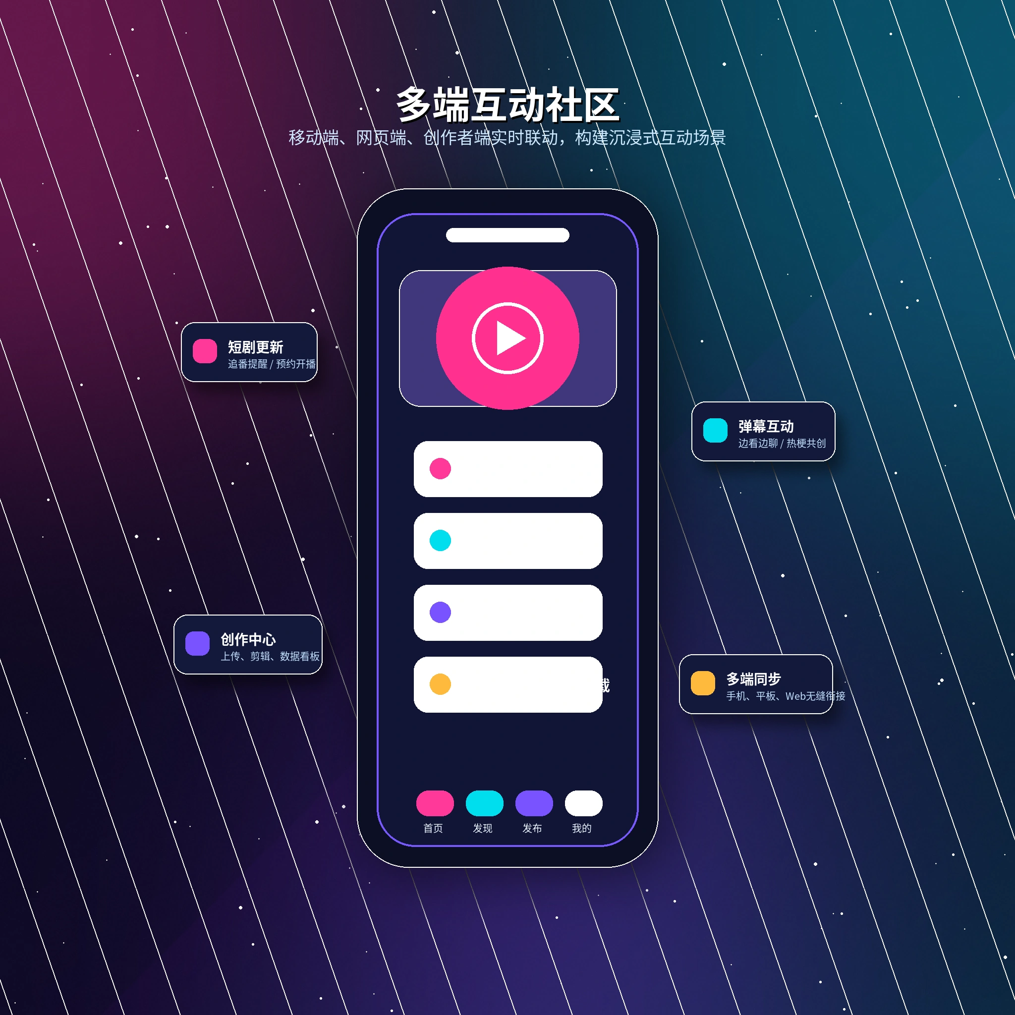 17c手机端内容浏览与账户管理
